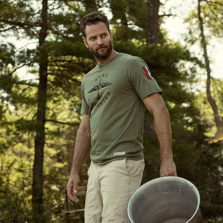 Red Canoe Avro Lancaster Short Sleeve T-Shirt