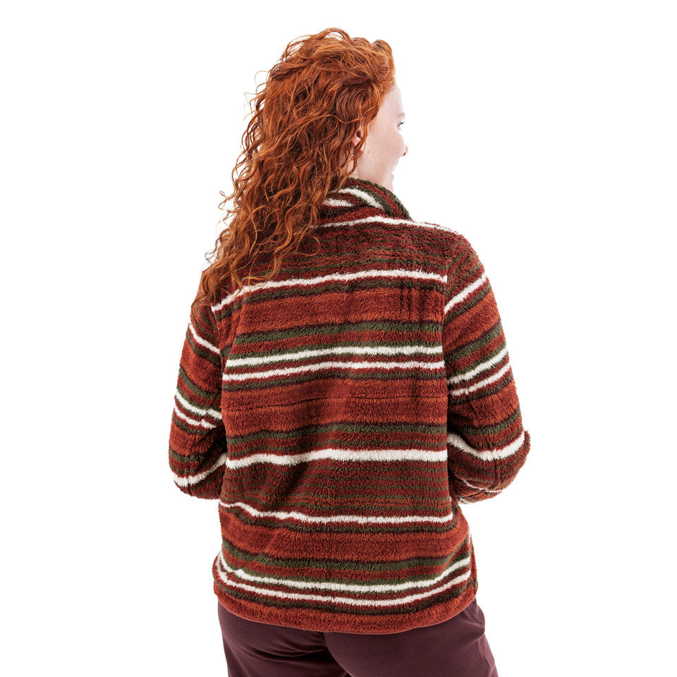 Aventura Women's Equinox Stripe Fleece Pullover