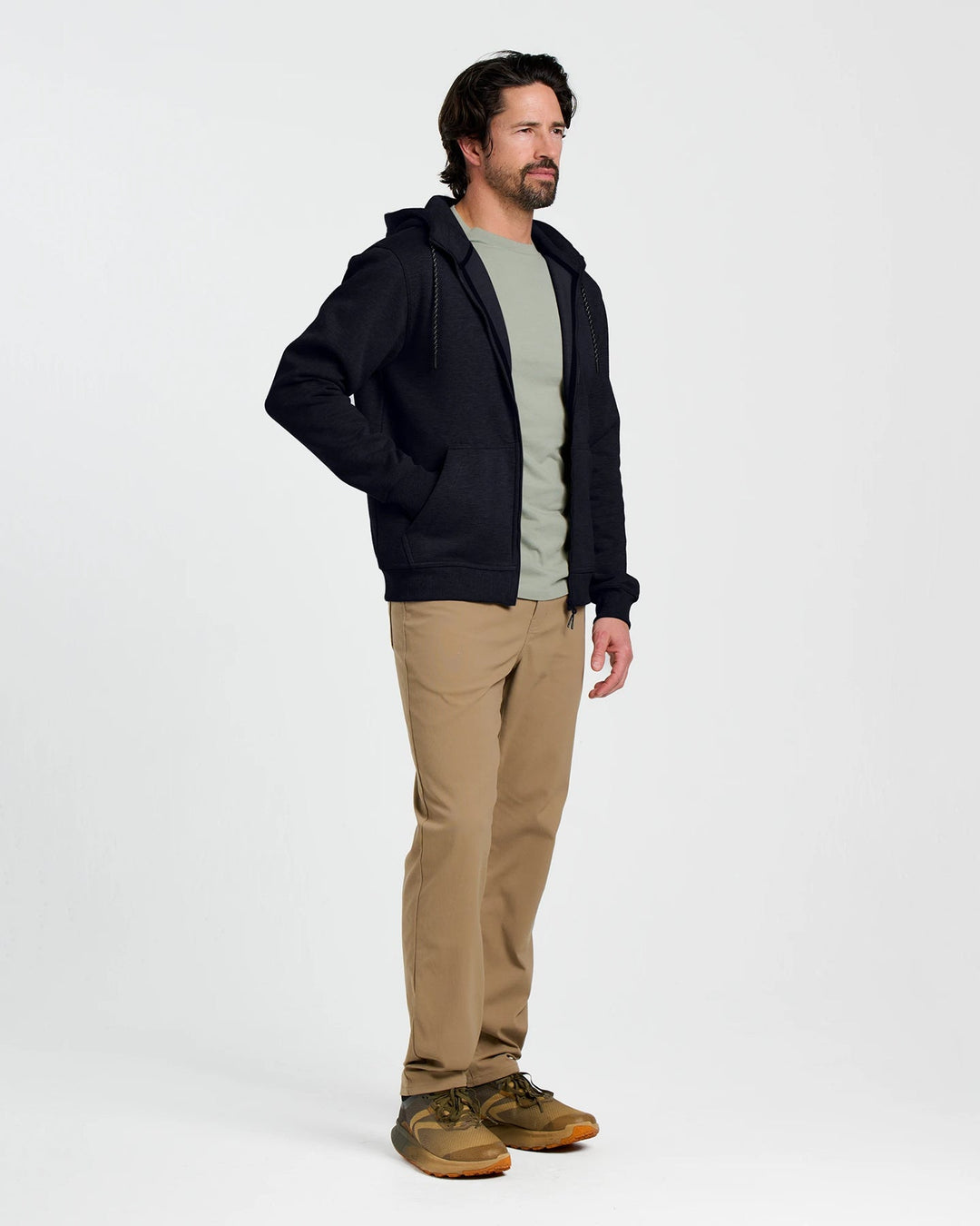 Free Fly Men's Bamboo Northcoast Fleece Full Zip Hoodie