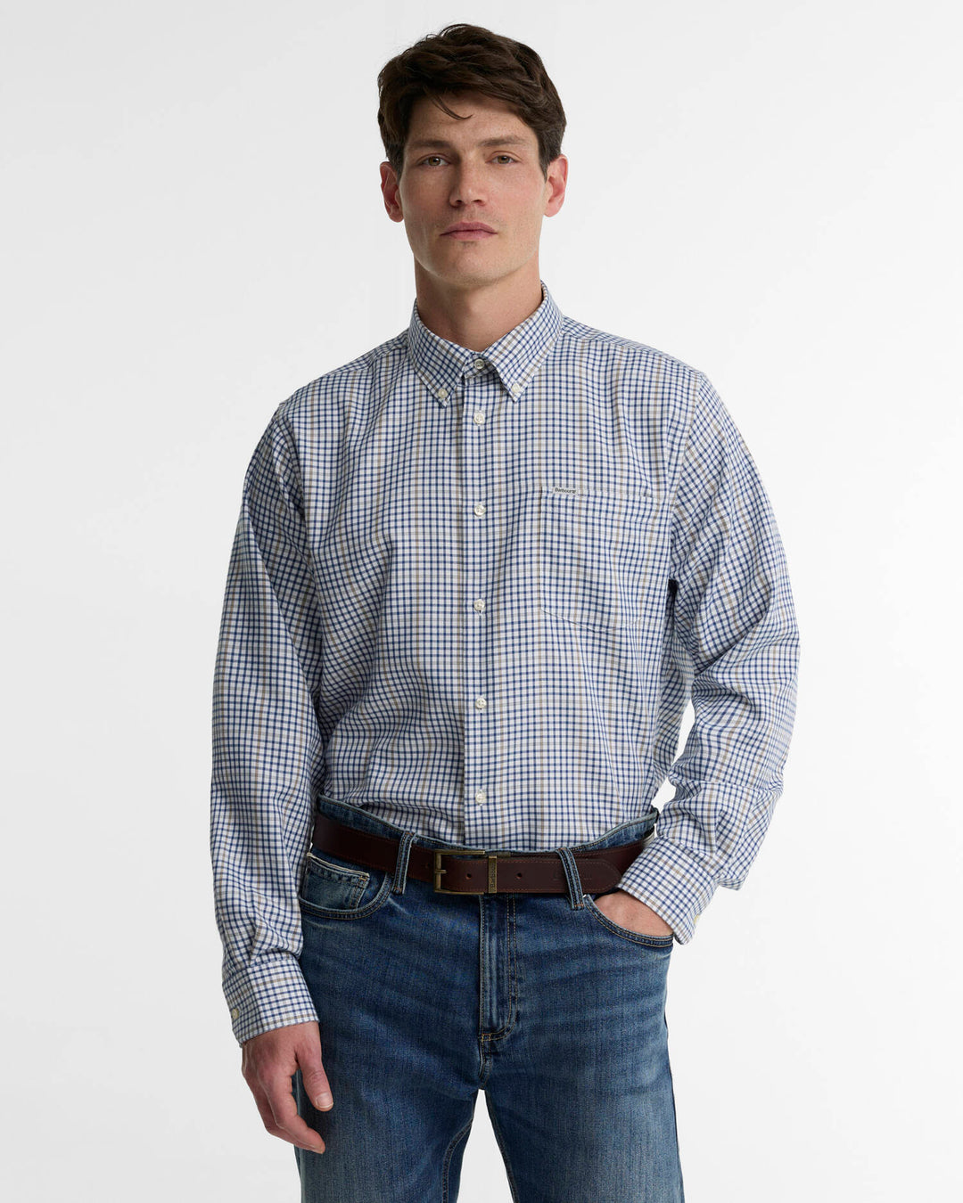 Barbour Men's Henderson Thermo Weave Long-Sleeved Shirt