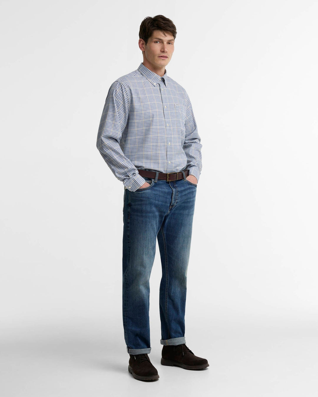 Barbour Men's Henderson Thermo Weave Long-Sleeved Shirt