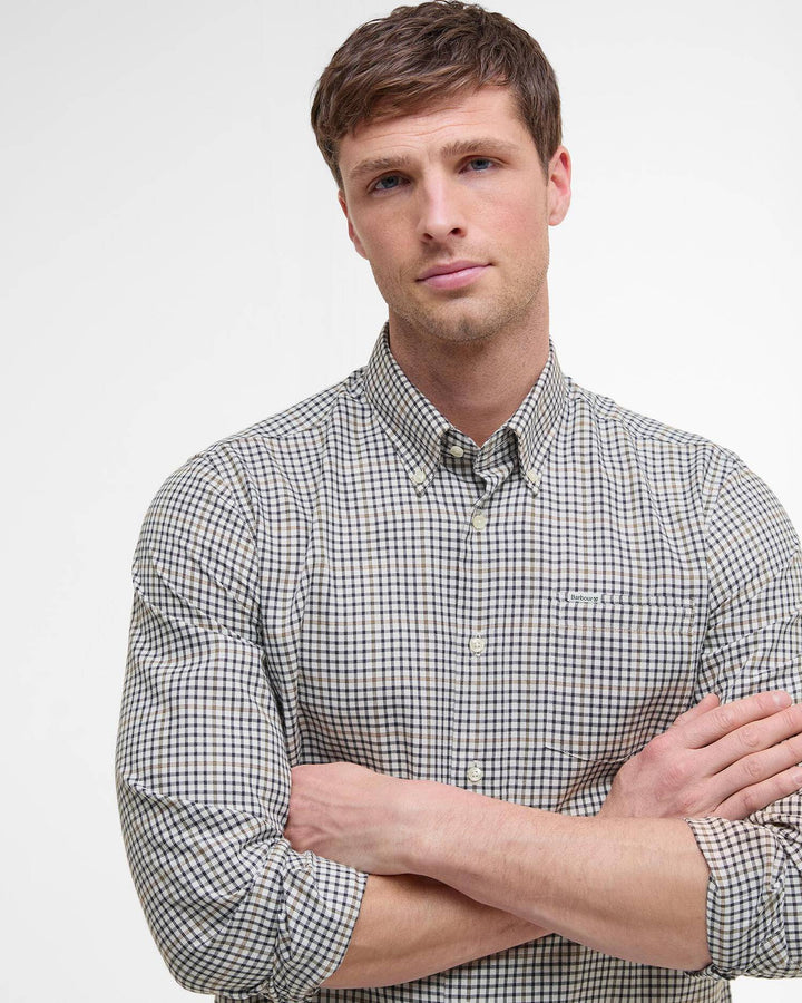 Barbour Men's Henderson Thermo Weave Long-Sleeved Shirt