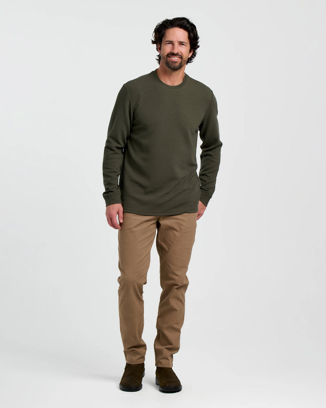 Free Fly Men's Waffle Crew