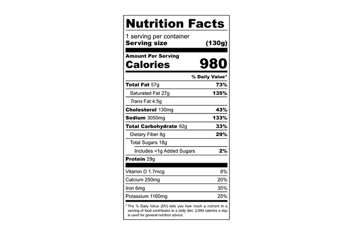 FOUNDATION Outdoors, Chicken Pot Pie Meal