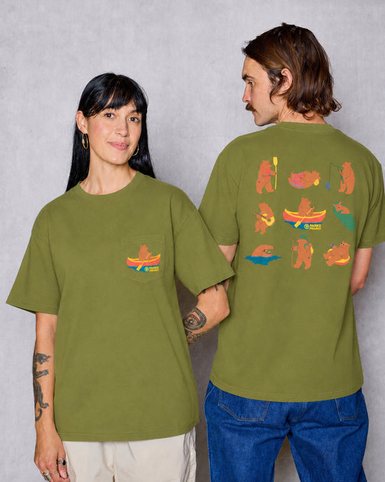 Parks Project Bears At Camp Pocket Tee