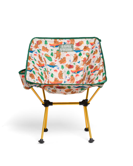 Parks Project Bears at Camp Packable Camp Chair