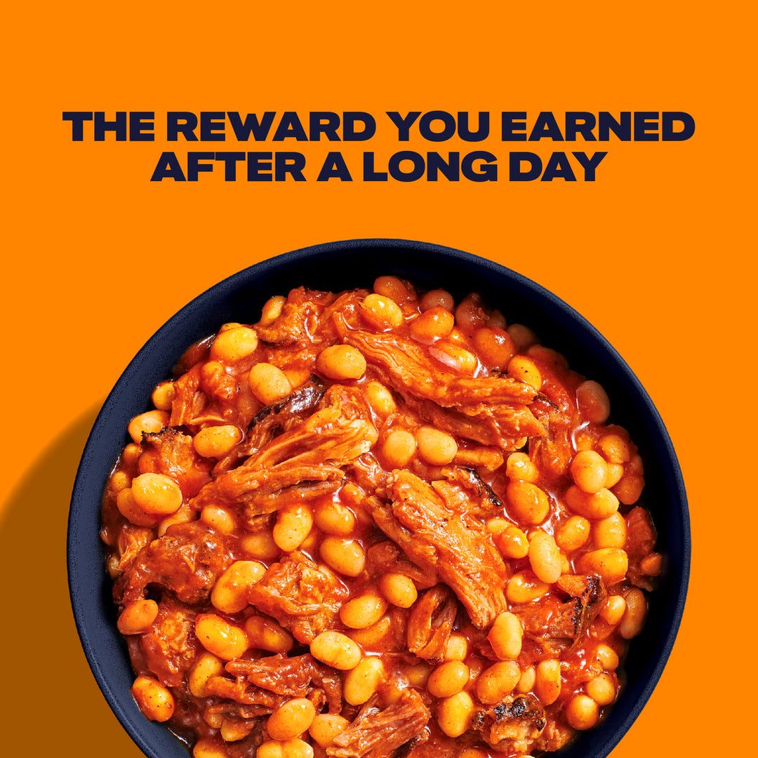 Bighorn Food Bourbon BBQ Pulled Pork & Beans