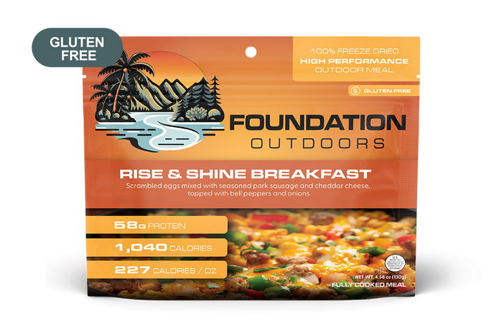 FOUNDATION Outdoors, Rise & Shine Breakfast Meal