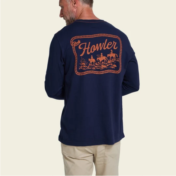 Howler Bros Men's Cotton Longsleeve T-Shirt