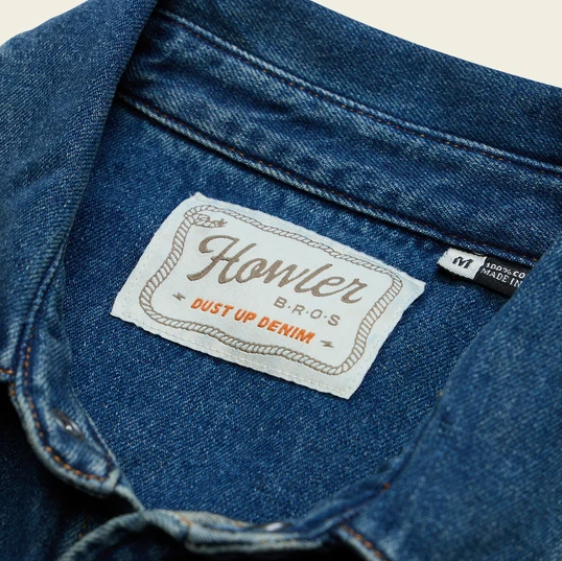 Howler Bros Men's Dust Up Denim Snapshirt