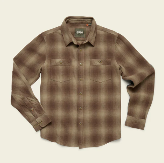 Howler Bros M's Rodanthe Blanket Flannel - Emmett Plaid : Aloe