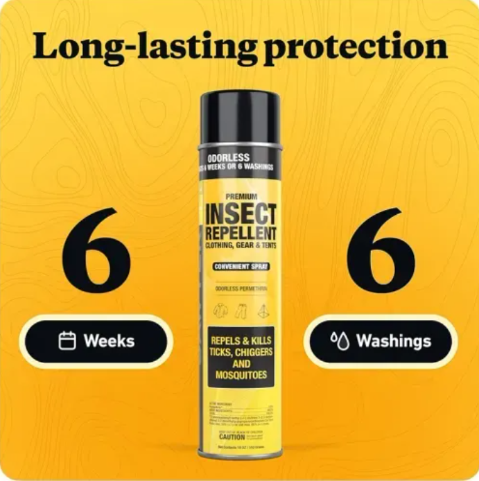 Sawyer Permethrin 9oz Aerosol  for Clothing & Gear