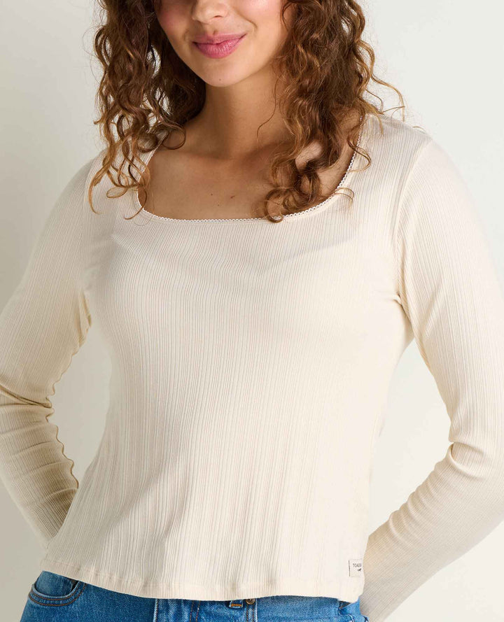 Toad&Co Women's Rosalie Long Sleeve Square Neck Tee