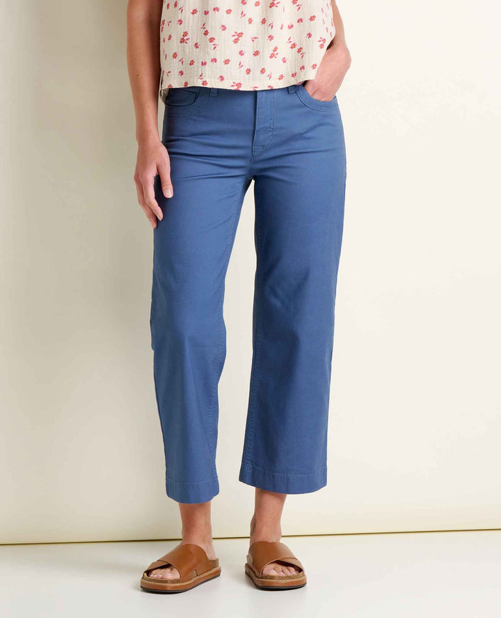 Toad&Co Women's Earthworks Wide Leg Crop Pant