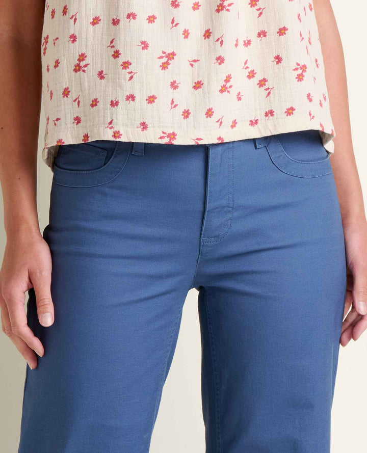 Toad&Co Women's Earthworks Wide Leg Crop Pant