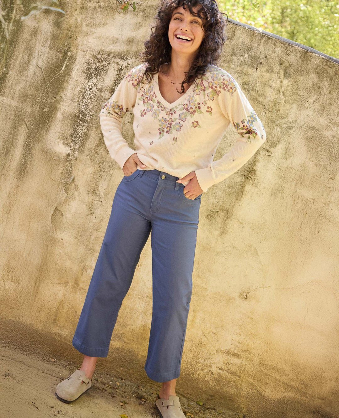 Toad&Co Women's Earthworks Wide Leg Crop Pant
