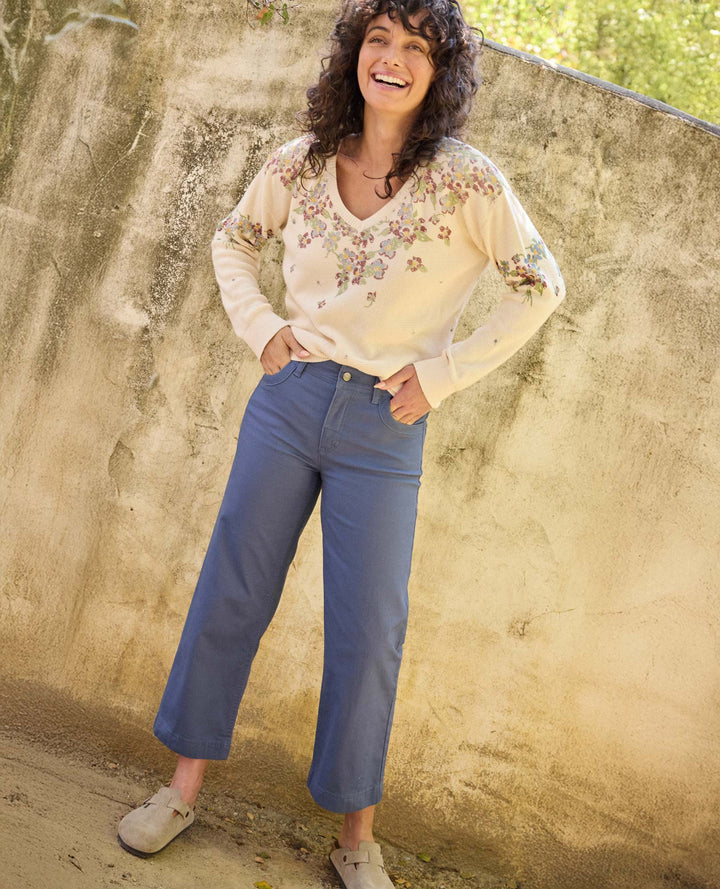 Toad&Co Women's Earthworks Wide Leg Crop Pant