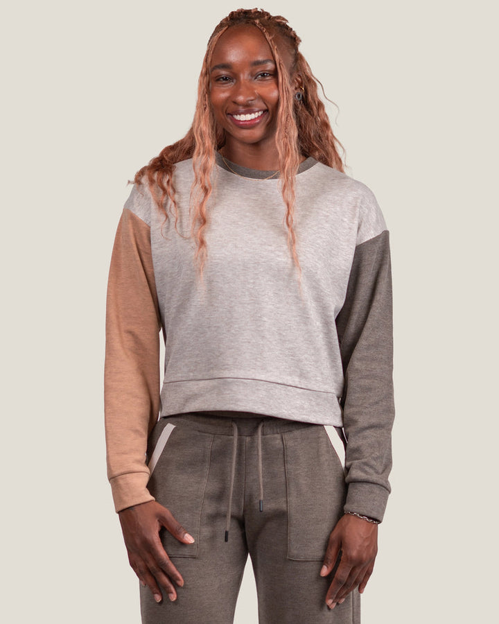Belong Designs Women's Powell Fleece Crewneck