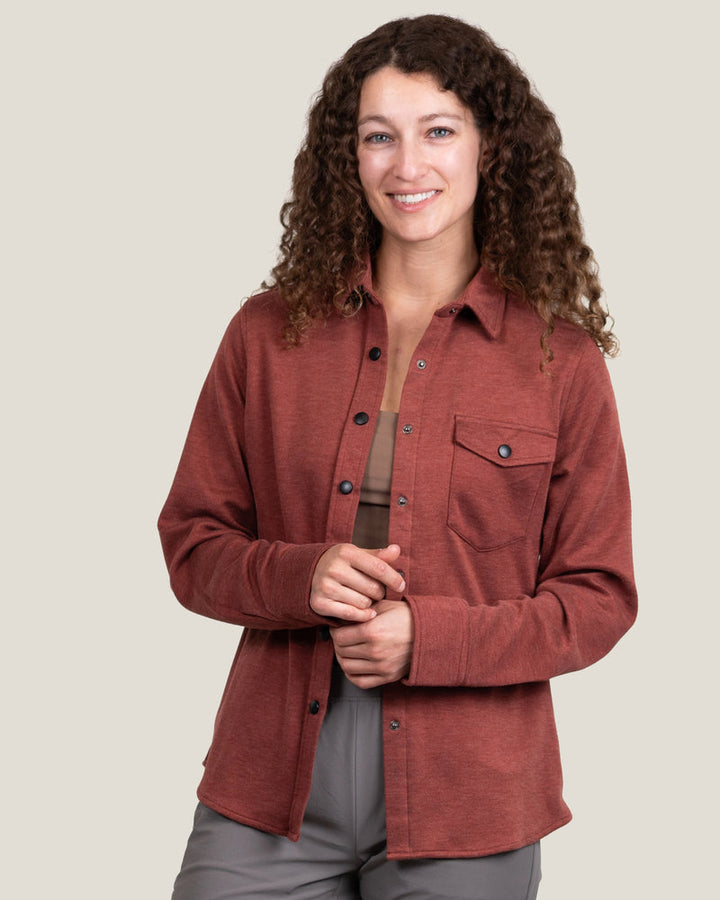Belong Designs Women's Sherman Fleece Button Up