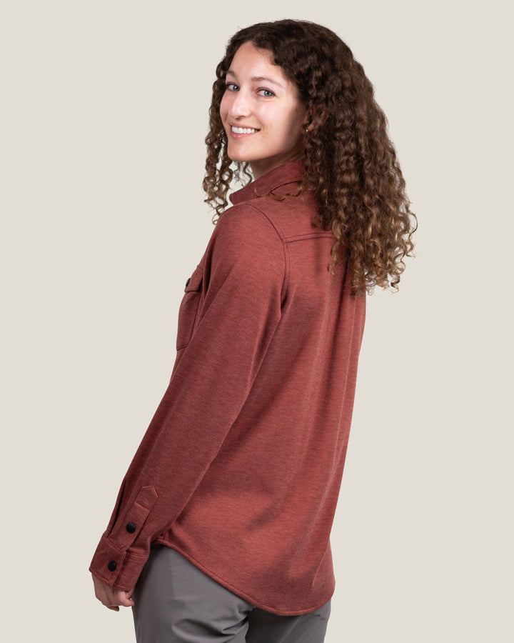 Belong Designs Women's Sherman Fleece Button Up