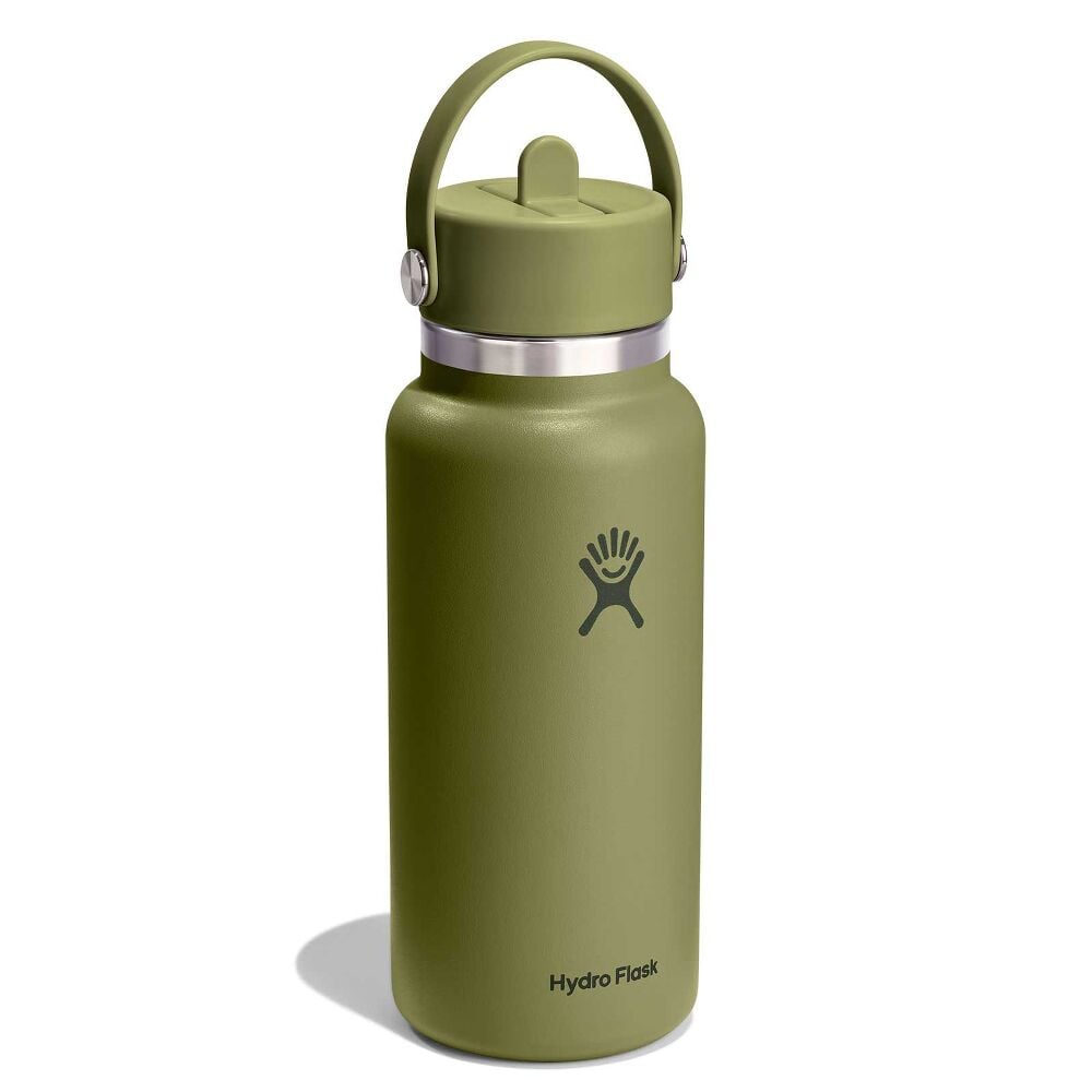 Hydro Flask 32 oz Wide Mouth With Flex Straw Cap
