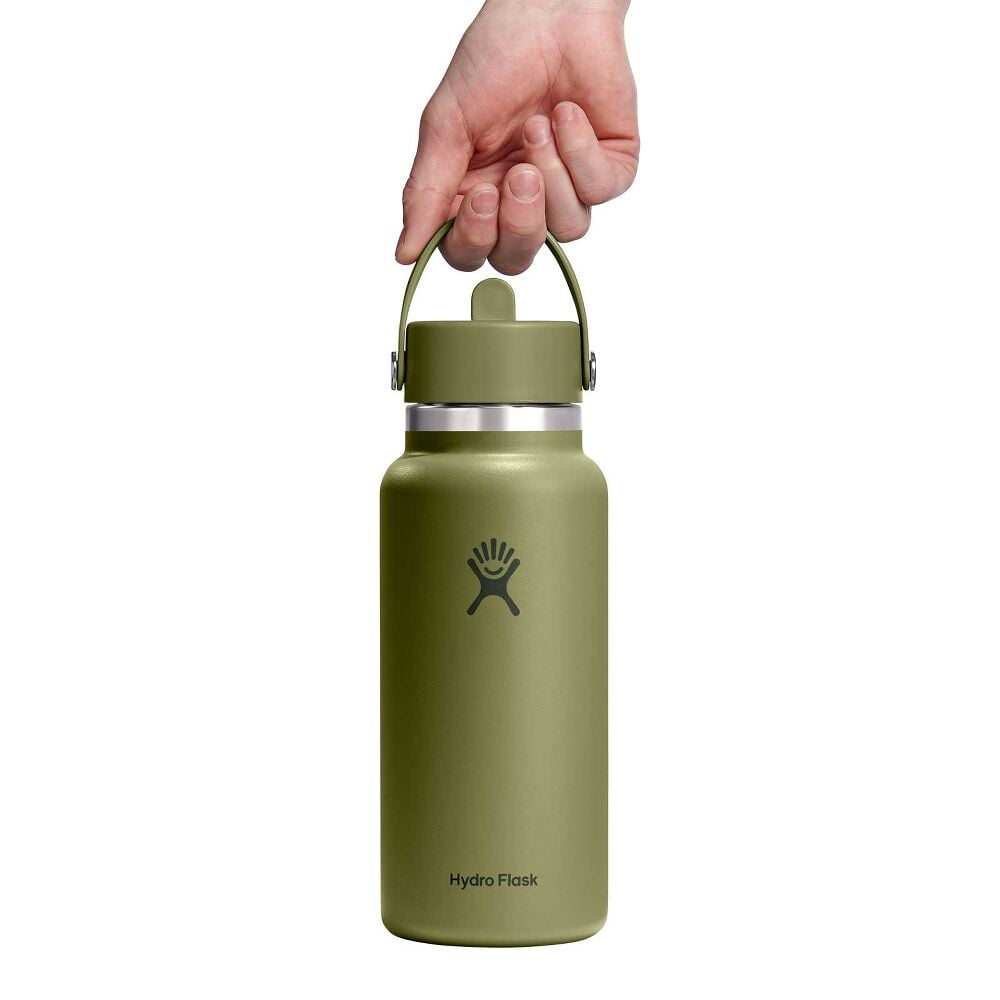 Hydro Flask 32 oz Wide Mouth With Flex Straw Cap
