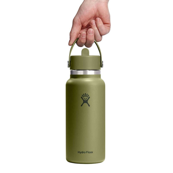 Hydro Flask 32 oz Wide Mouth With Flex Straw Cap