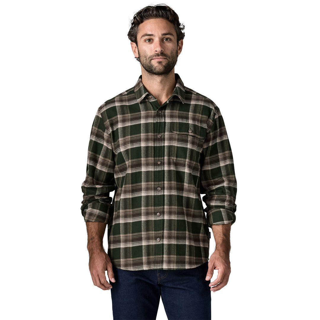 Patagonia Men's Long-Sleeved Lightweight Fjord Flannel Shirt