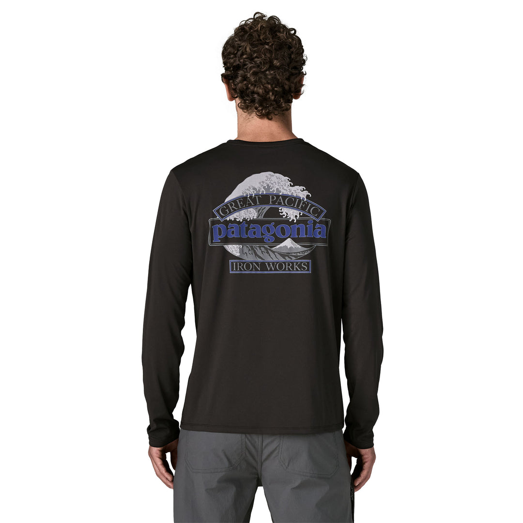 Patagonia Men's Long-Sleeved Capilene Cool Daily Shirt - Great Waves