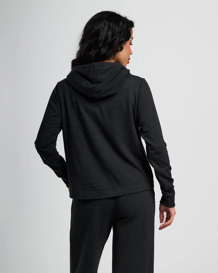 Free Fly Women's Bamboo Lightweight Fleece Cropped Hoodie