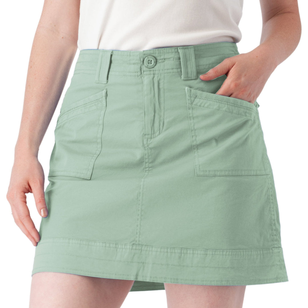 Aventura Women's Arden Woven Organic Cotton Skort - Quest Outdoors