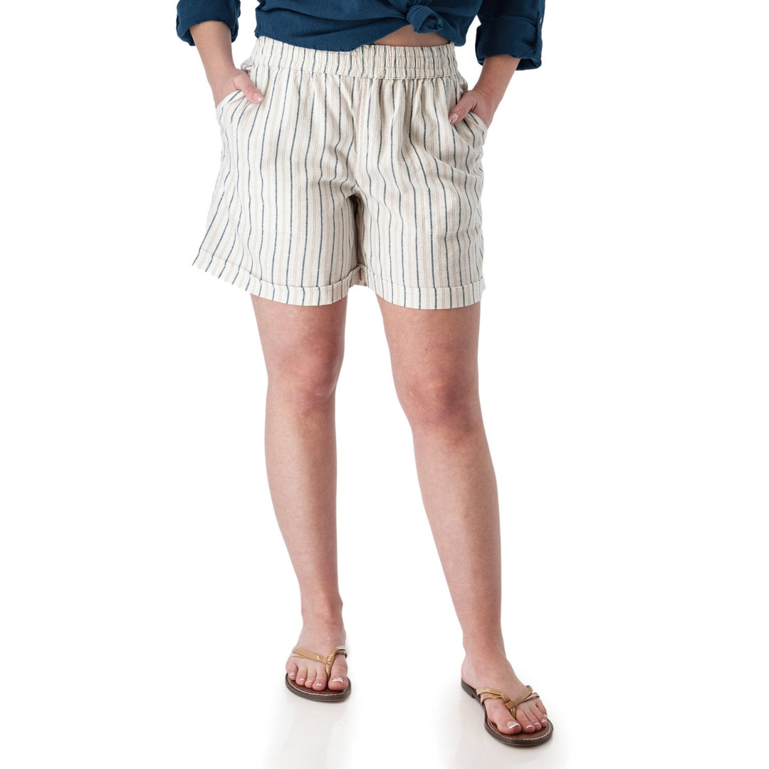 Aventura Women's Breezy Striped Pull - On Short - Quest Outdoors