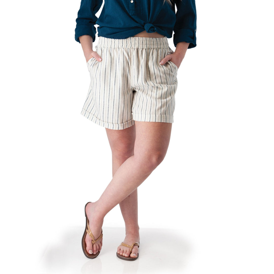 Aventura Women's Breezy Striped Pull - On Short - Quest Outdoors