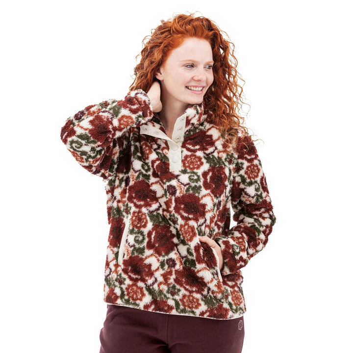 Aventura Women's Equinox Floral Fleece Pullover - Quest Outdoors