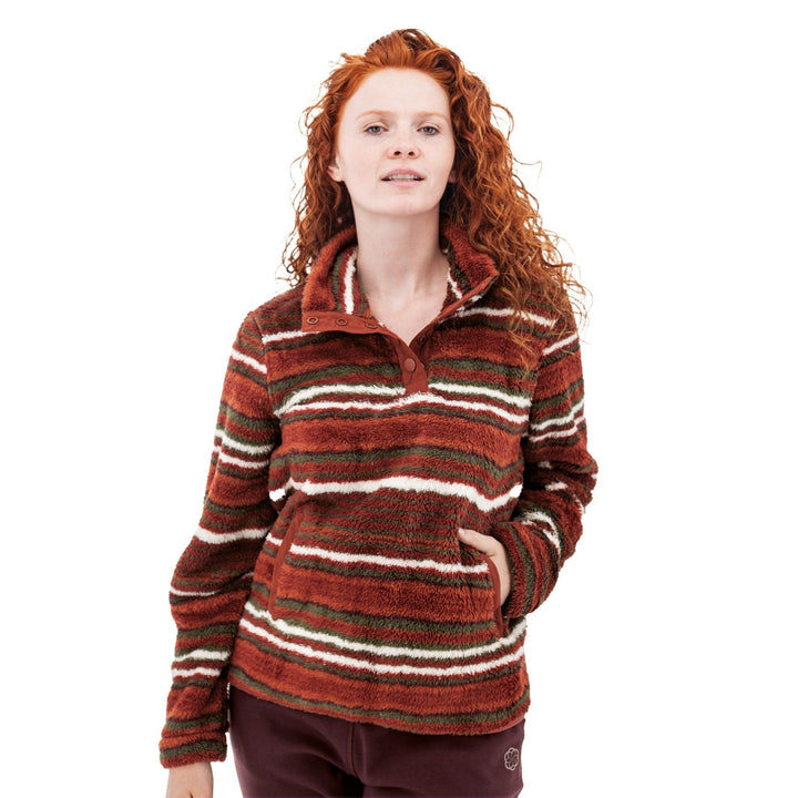 Aventura Women's Equinox Stripe Fleece Pullover - Quest Outdoors
