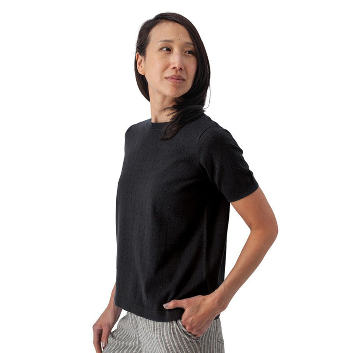 Aventura Women's Lottie Pointelle Sweater Top - Quest Outdoors