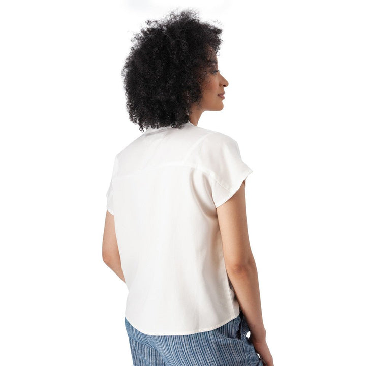 Aventura Women's Margot Mandarin Collar Top - Quest Outdoors