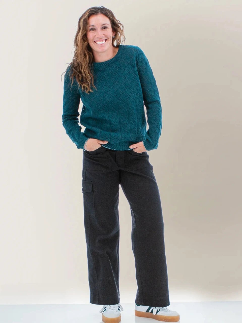 Aventura Women's Windsong Pointelle Organic Cotton Sweater - Quest Outdoors