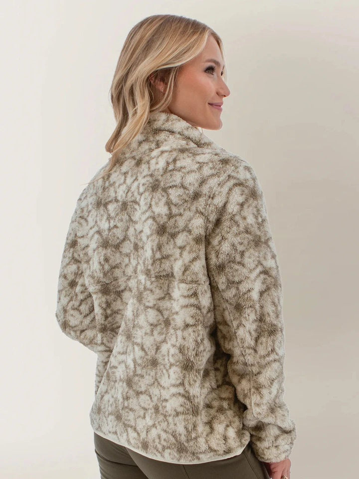 Aventura Women's Wintertide Printed Super Soft Fleece Pullover - Quest Outdoors