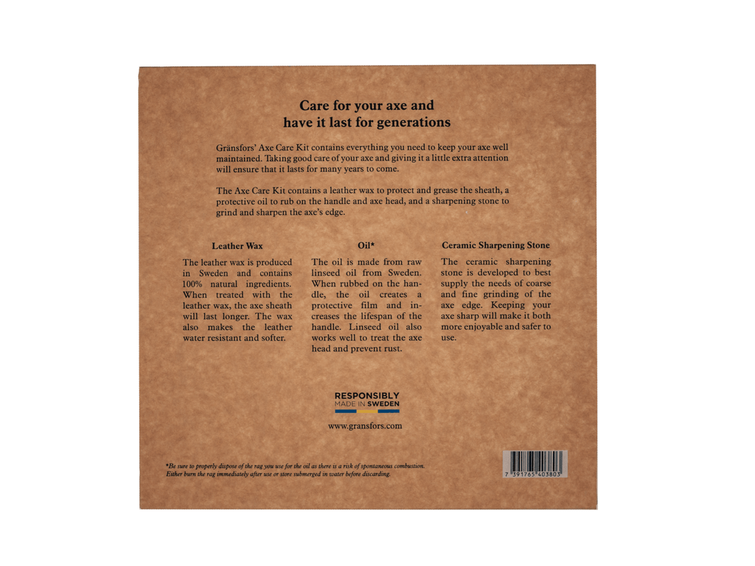 Axe Care Kit - Quest Outdoors