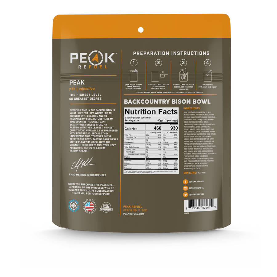 Backcountry Bison Bowl - Quest Outdoors