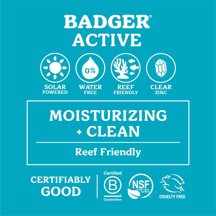Badger Active Mineral Sunscreen Cream - SPF 30 - Quest Outdoors