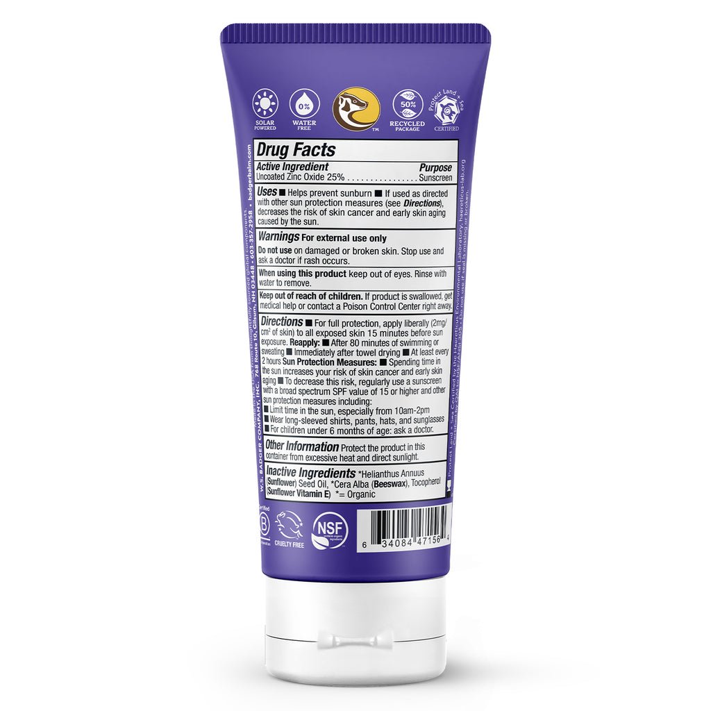 Badger Adventure Mineral Sunscreen Cream - SPF 50 - Quest Outdoors