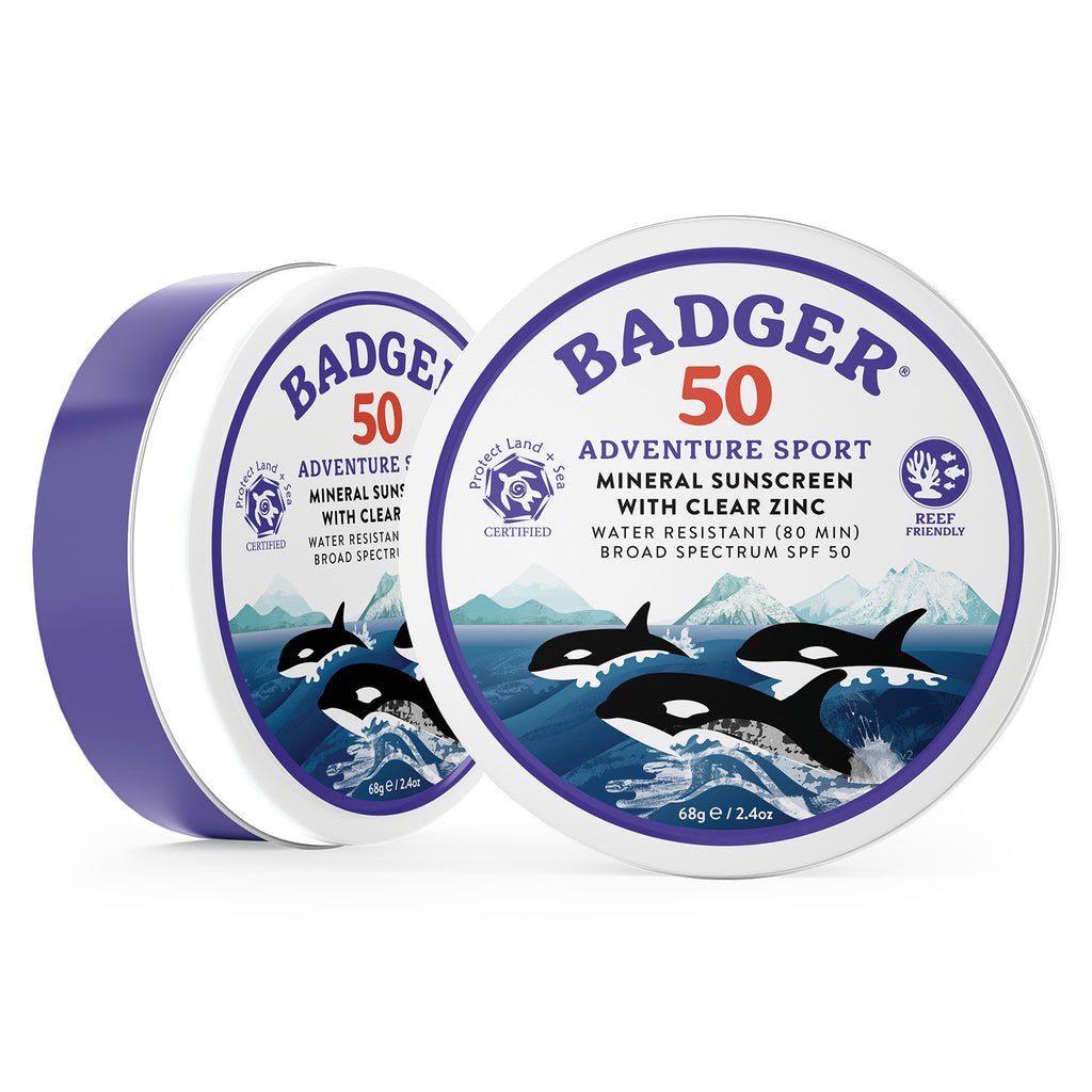 Badger Adventure Mineral Sunscreen Tin - SPF 50 - Quest Outdoors