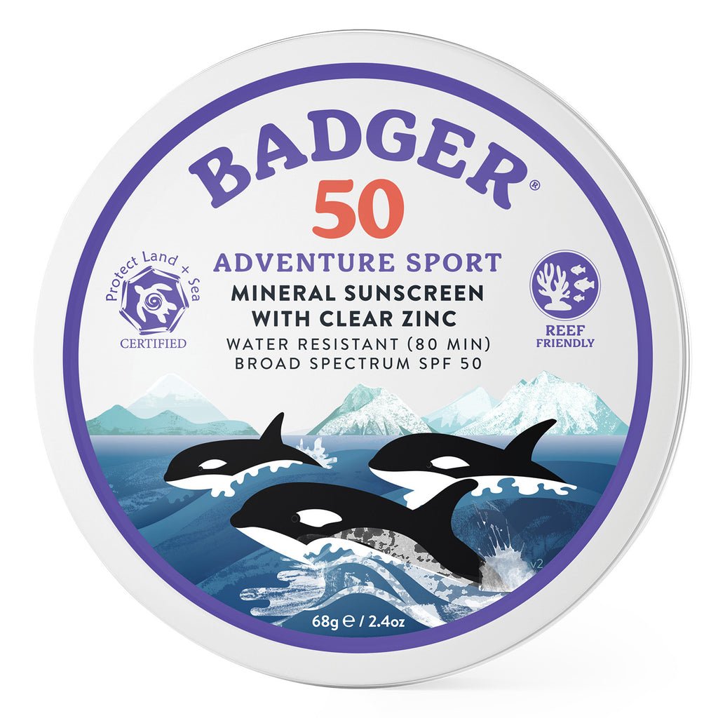 Badger Adventure Mineral Sunscreen Tin - SPF 50 - Quest Outdoors
