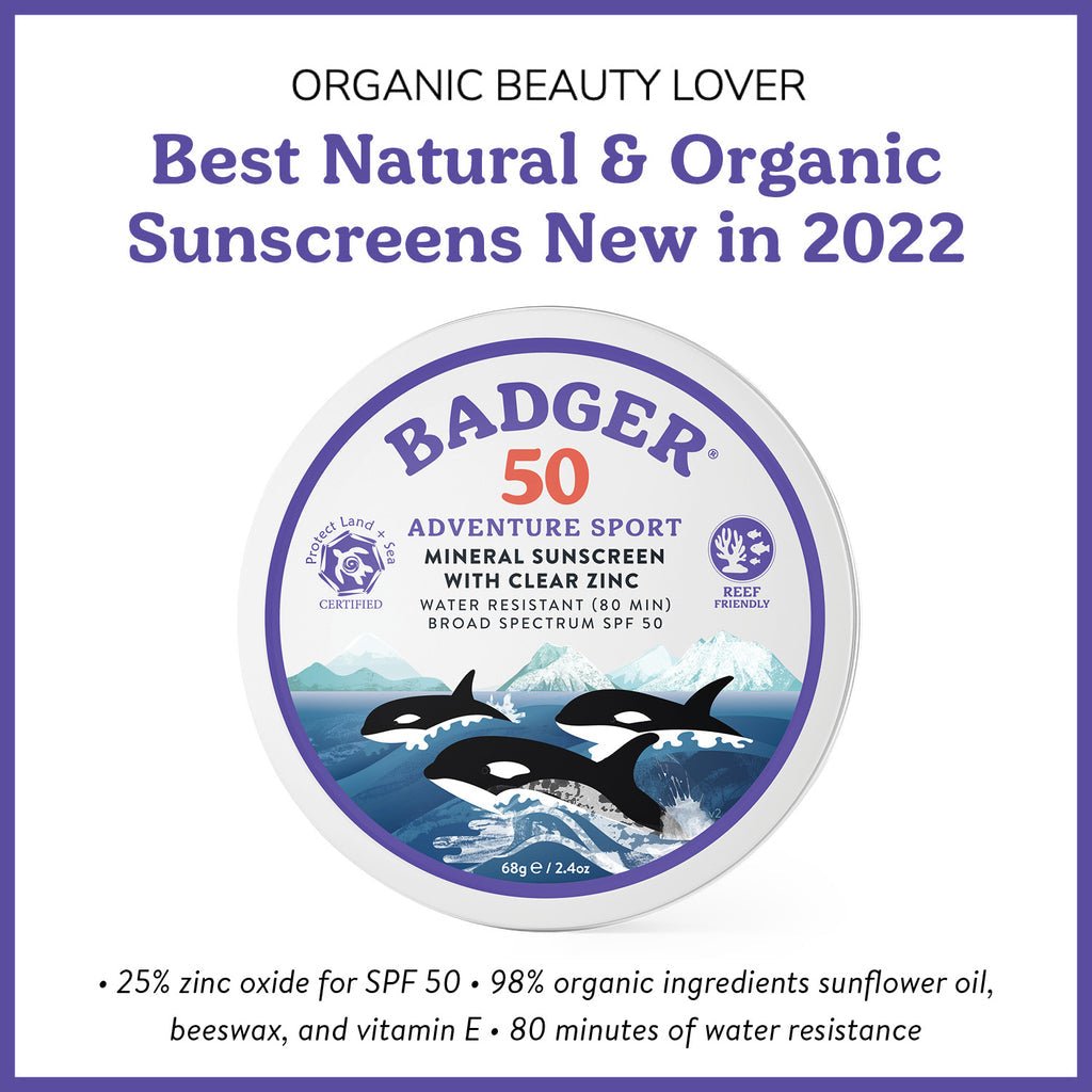 Badger Adventure Mineral Sunscreen Tin - SPF 50 - Quest Outdoors