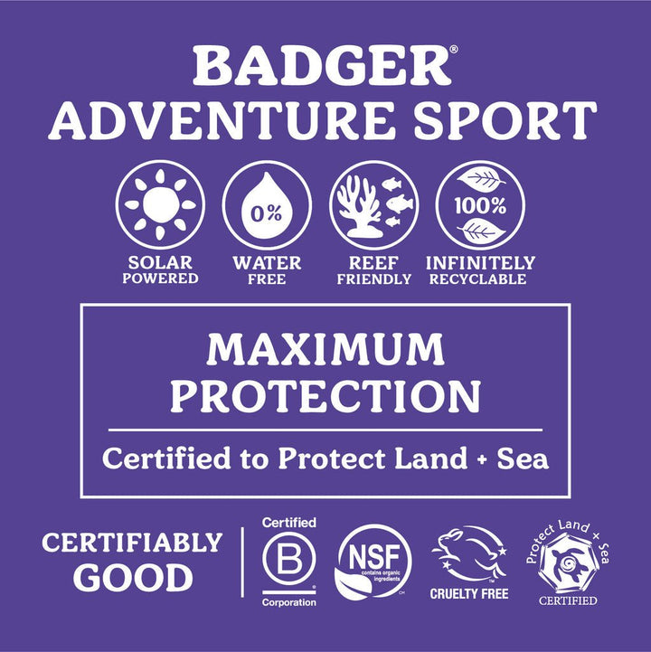 Badger Adventure Mineral Sunscreen Tin - SPF 50 - Quest Outdoors