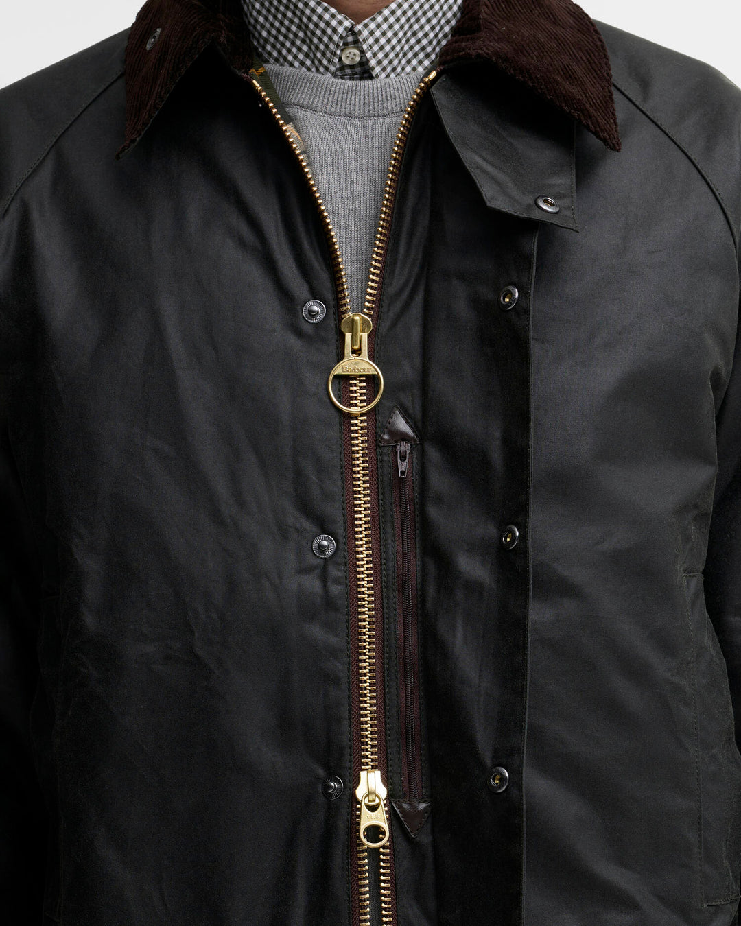 Barbour Men's Border Waxed Jacket - Quest Outdoors