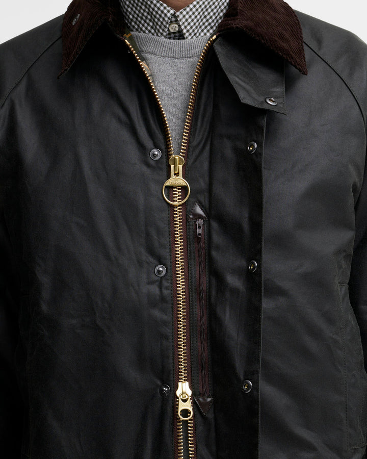 Barbour Men's Border Waxed Jacket - Quest Outdoors