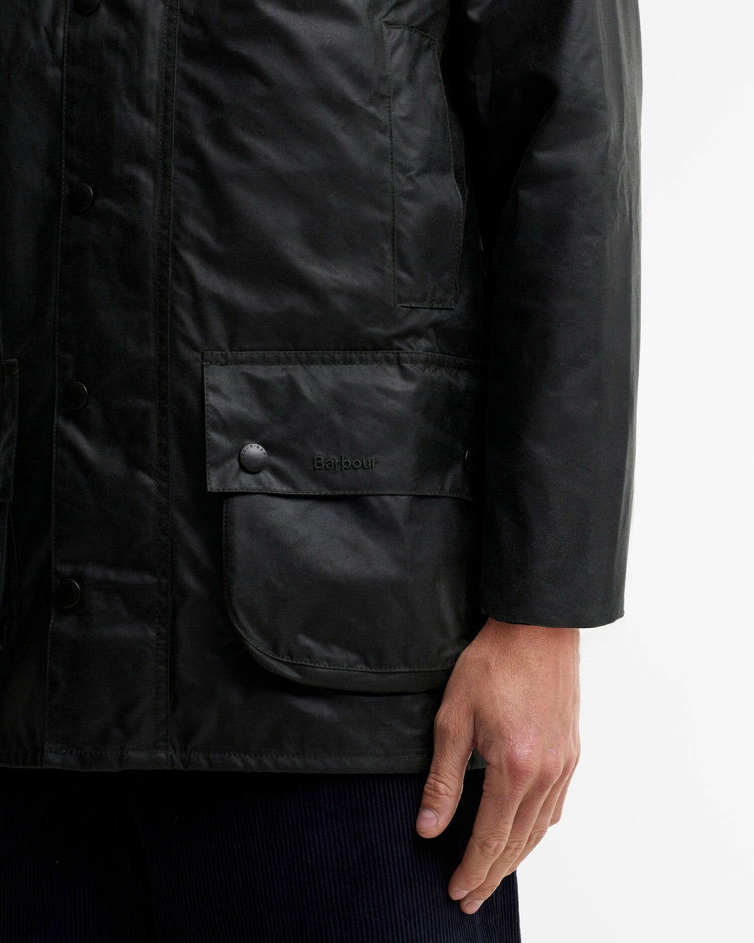 Barbour Men's Border Waxed Jacket - Quest Outdoors